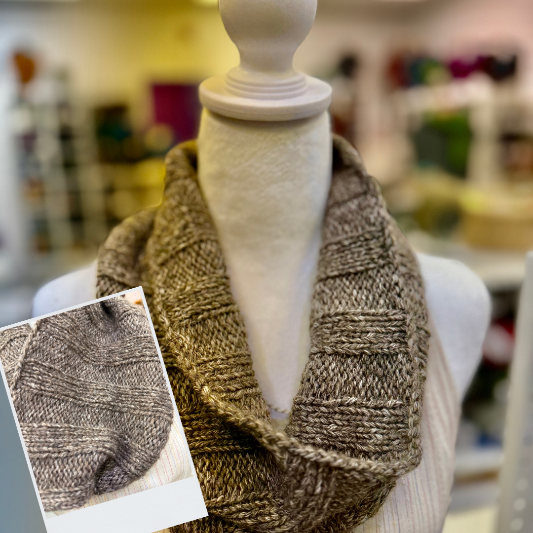 Learn to Knit a Cowl (Beginner level) - Sun Nov 2nd - 9-11am
