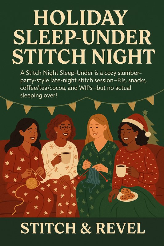 Holiday Sleep-Under Stitch Night: Fri Dec 12th 8pm-11pm