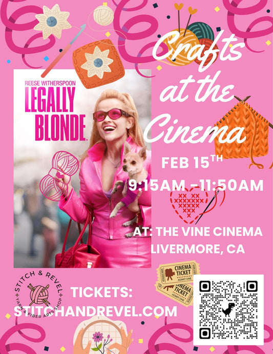 Crafts at the Cinema - Galentine's Edition - Sun Feb 15th 9:15am