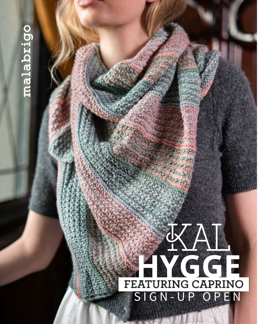 Malabrigo KAL (Knit Along) Sept 2026- Hygge Shawl