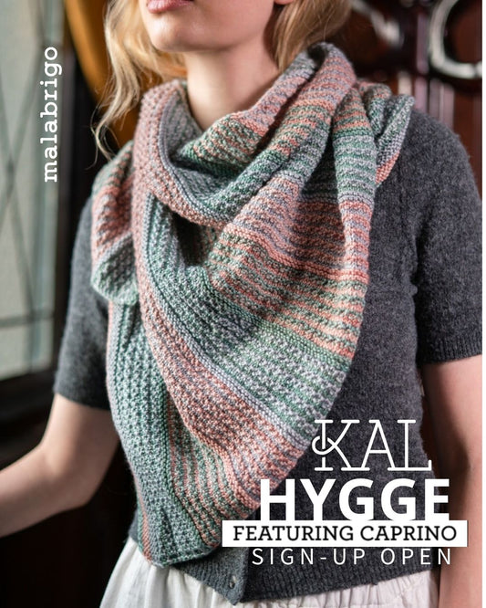 Malabrigo KAL (Knit Along) Sept 2026- Hygge Shawl
