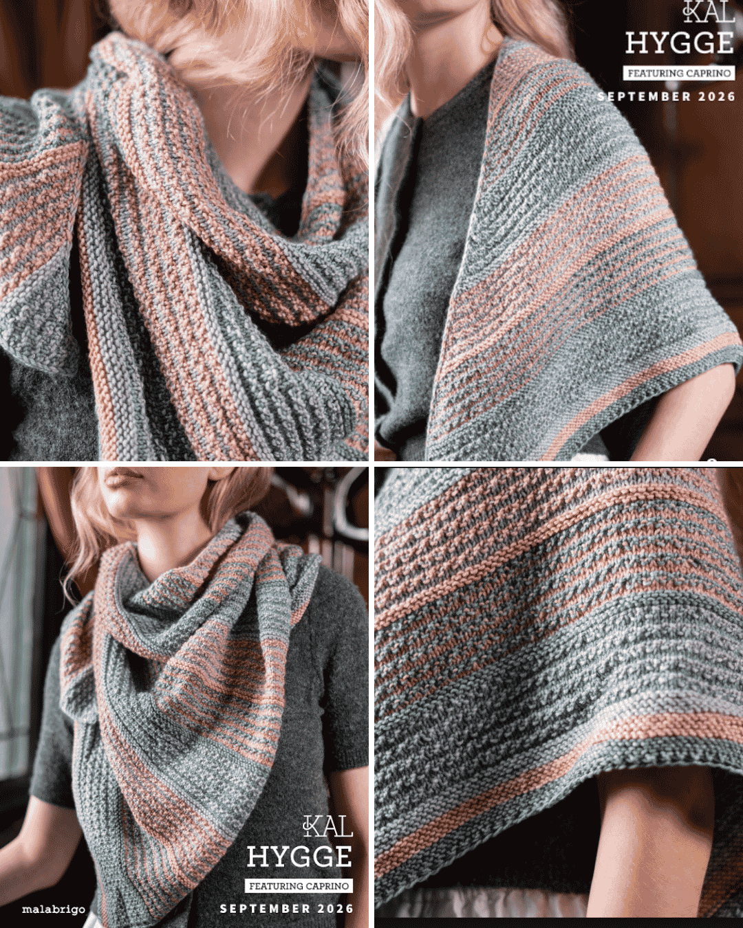 Malabrigo KAL (Knit Along) Sept 2026- Hygge Shawl