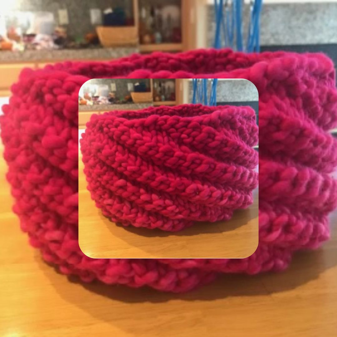 Knit Class: Quick Knit Chunky Cowl - Saturday Dec 6th 9-11am